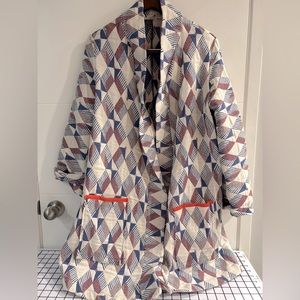 Kimono style quilted artists jacket